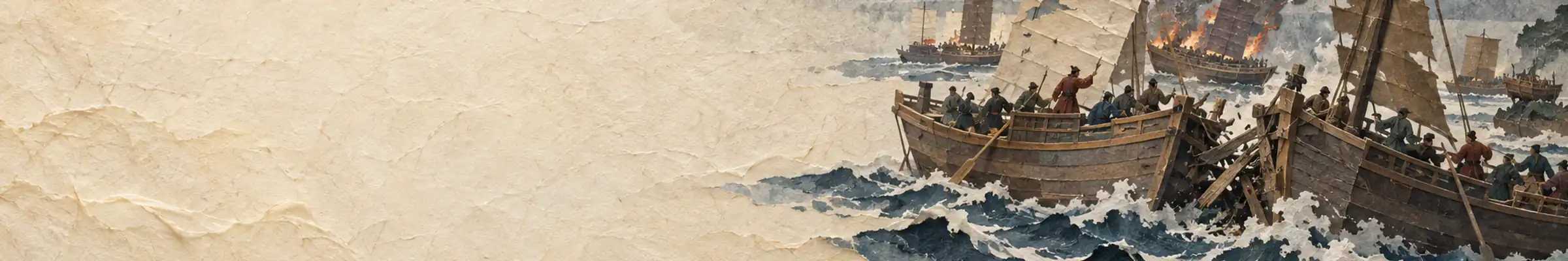 Illustration for The Baekje Restoration and Defeat at Baekgang