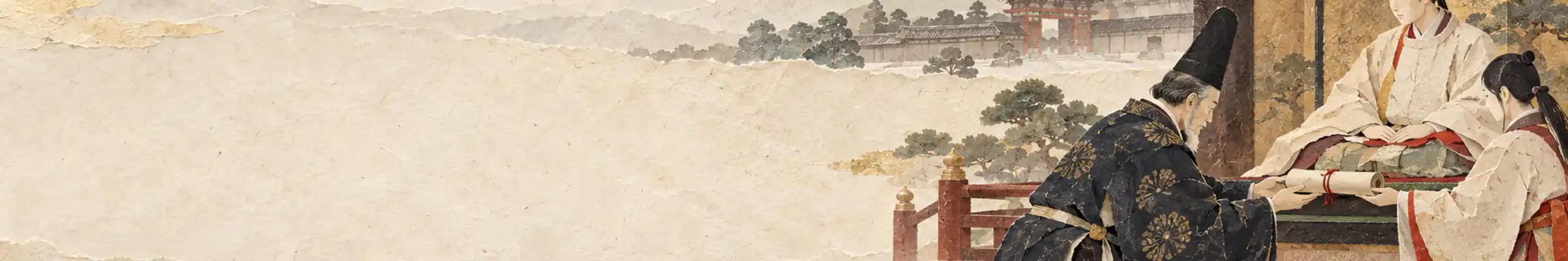 Illustration for Seiwa Delegates Government to Fujiwara no Yoshifusa