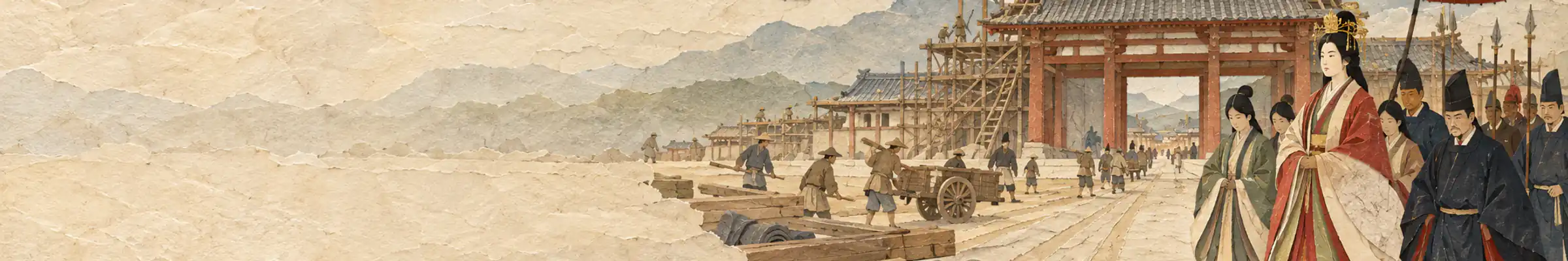 Illustration for Genmei's Succession and the Move to Heijō-kyō
