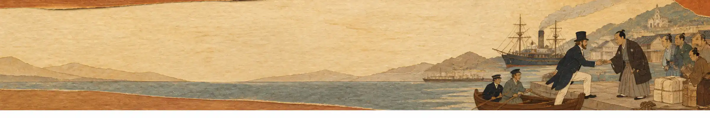 Illustration for Nagasaki’s Treaty Opening and Glover’s Arrival