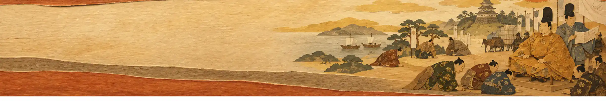 Illustration for Hideyoshi Subordinates Shikoku, Kyushu and the Kantō