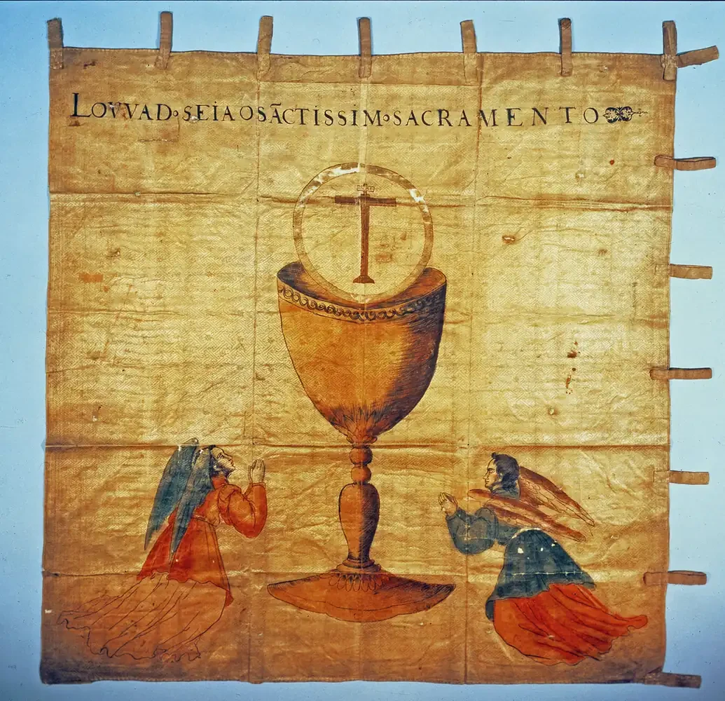 Battle standard attributed to Amakusa Shirō's forces