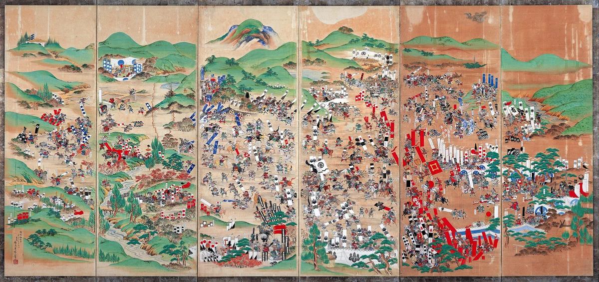 Sekigahara battle screen. 1854.