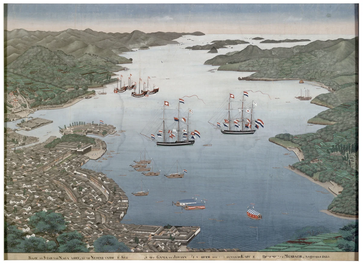 Nagasaki Bay. August 1825.