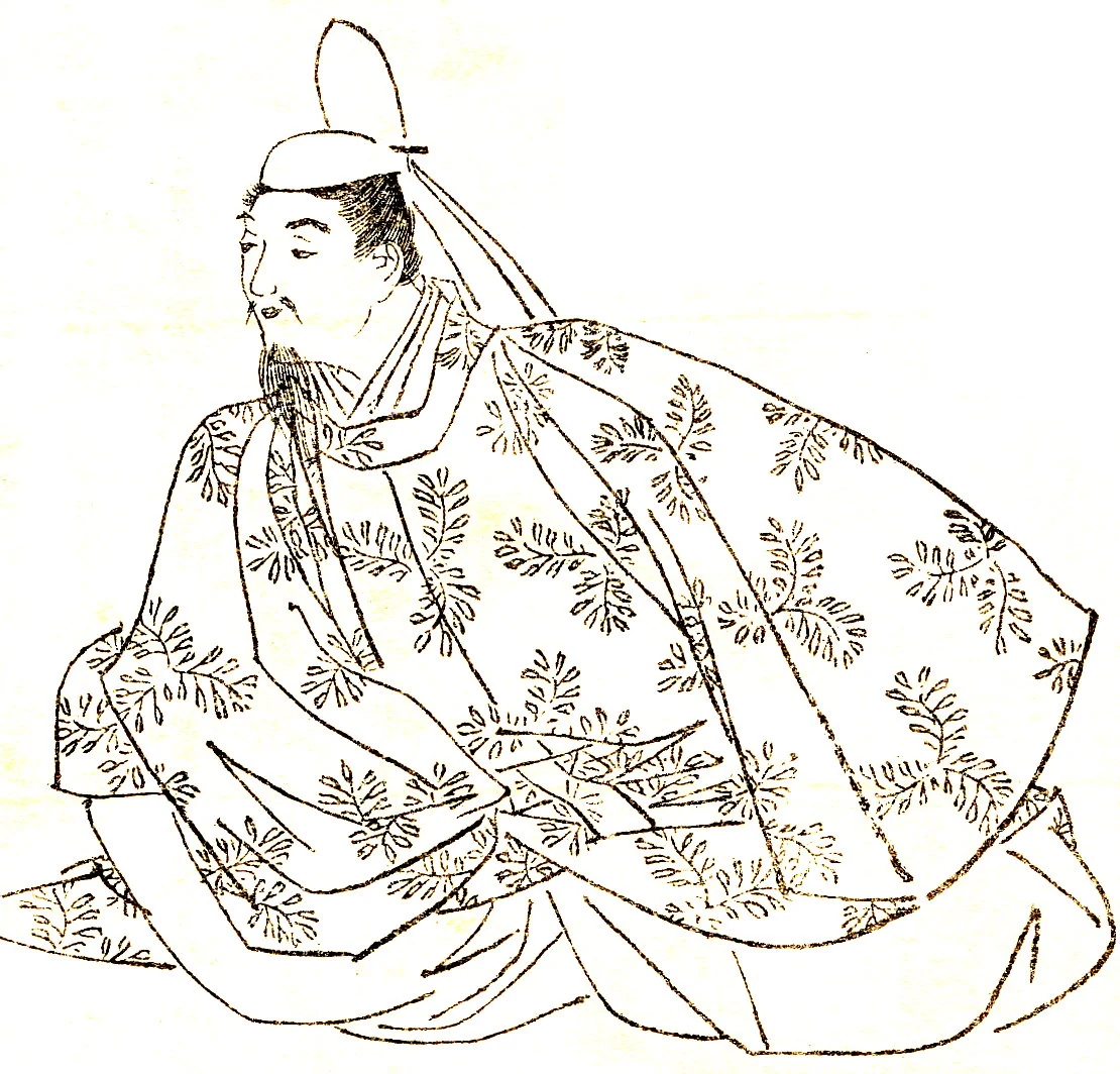 Yoshifusa’s later image. 19th-century drawing; published in 1903.