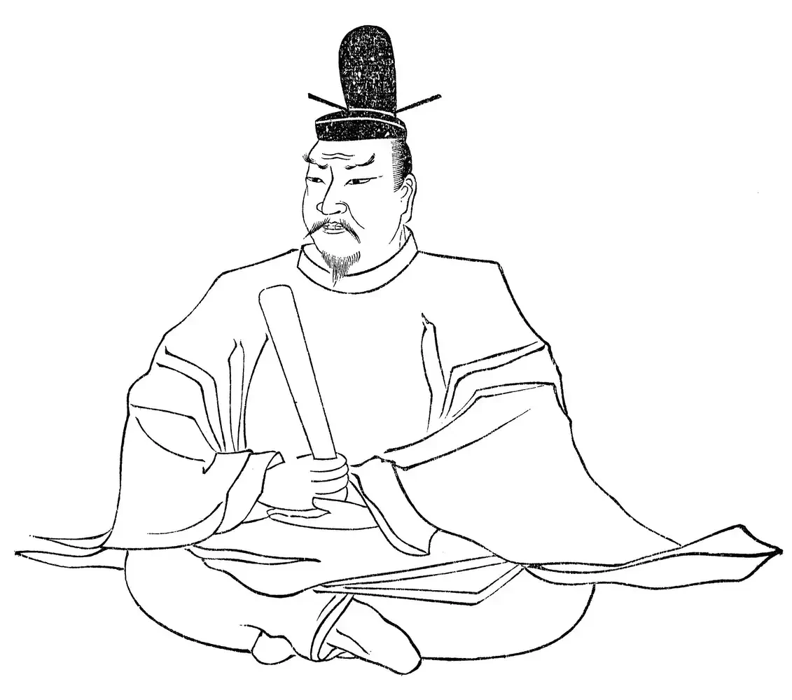 Portrait of Emperor Tenmu. 1880.