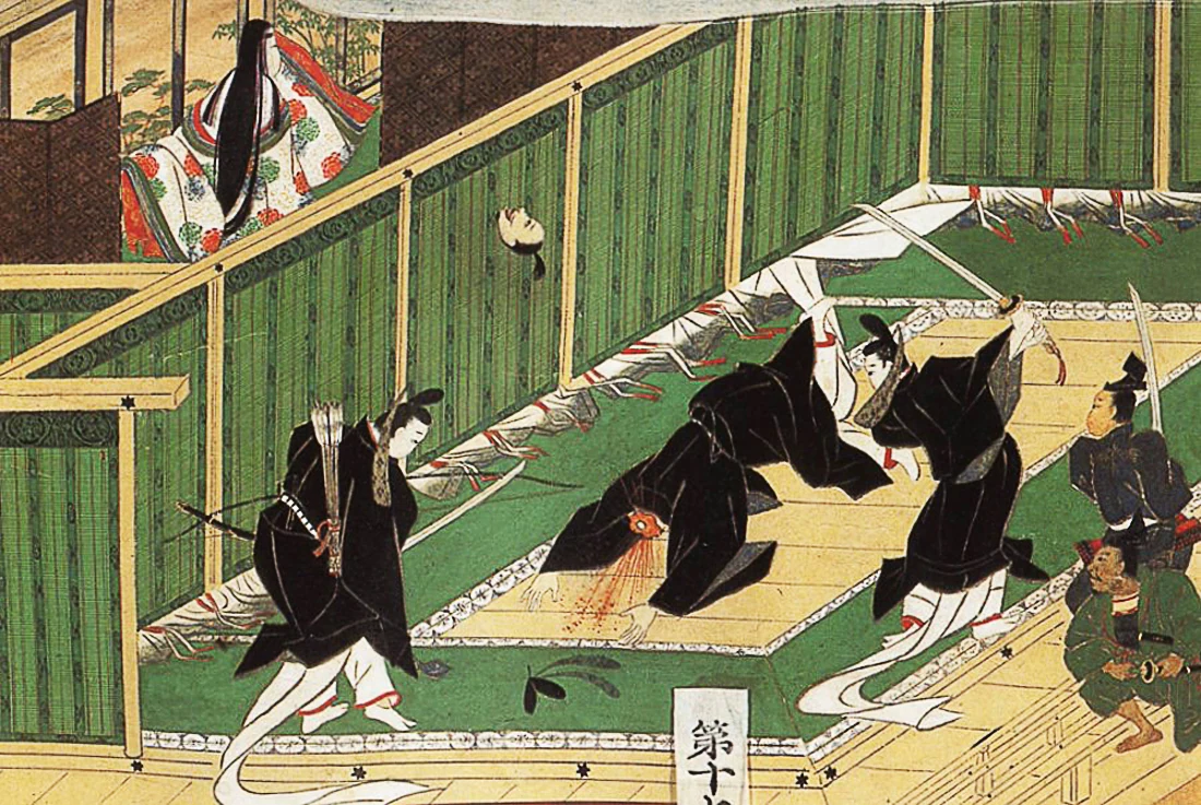 The palace coup in the Tōnomine scroll tradition. Edo period.