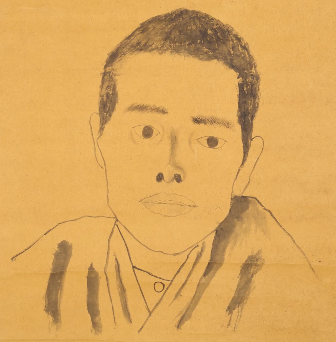 Masaoka Shiki’s self-portrait. 1900.