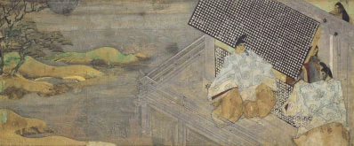 The later image of Shōshi’s court. 13th century.
