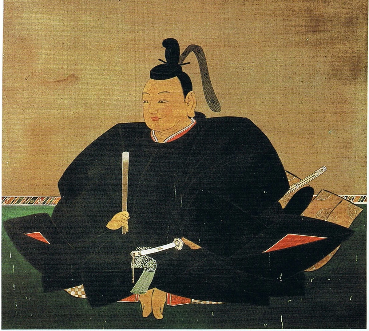 A portrait of Minamoto no Yoriie. Edo period.