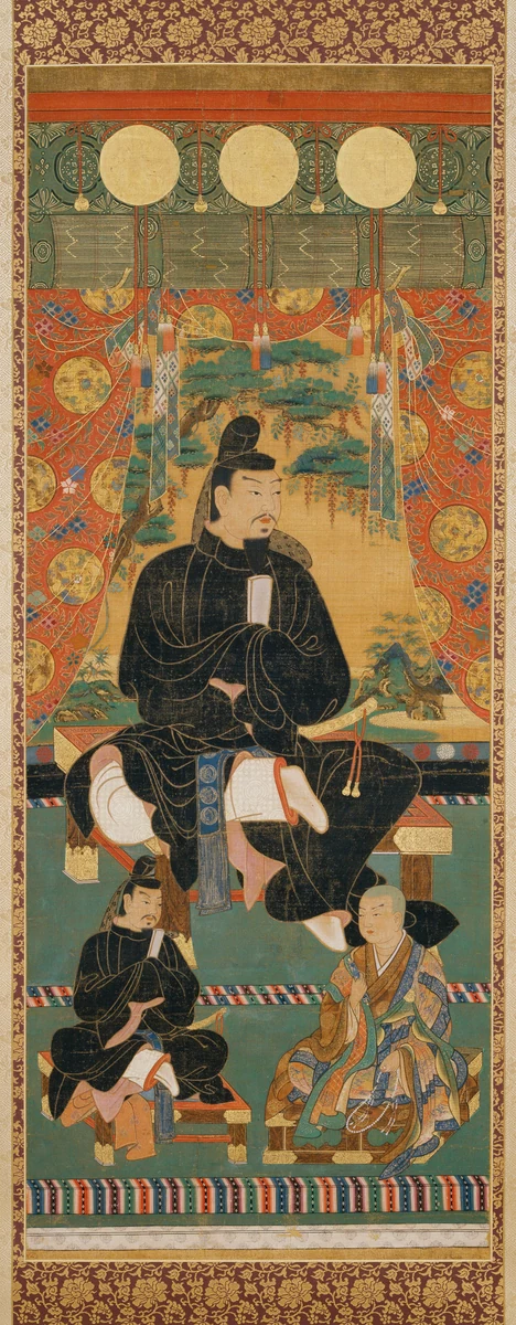 Kamatari with Fuhito and Jōe. Late Muromachi period.