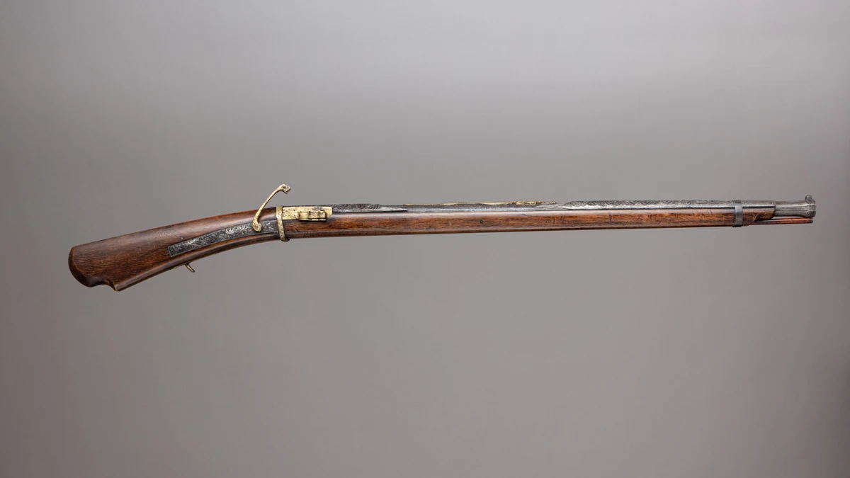 Matchlock gun of Horio Yoshiharu. Late 16th–early 17th century.