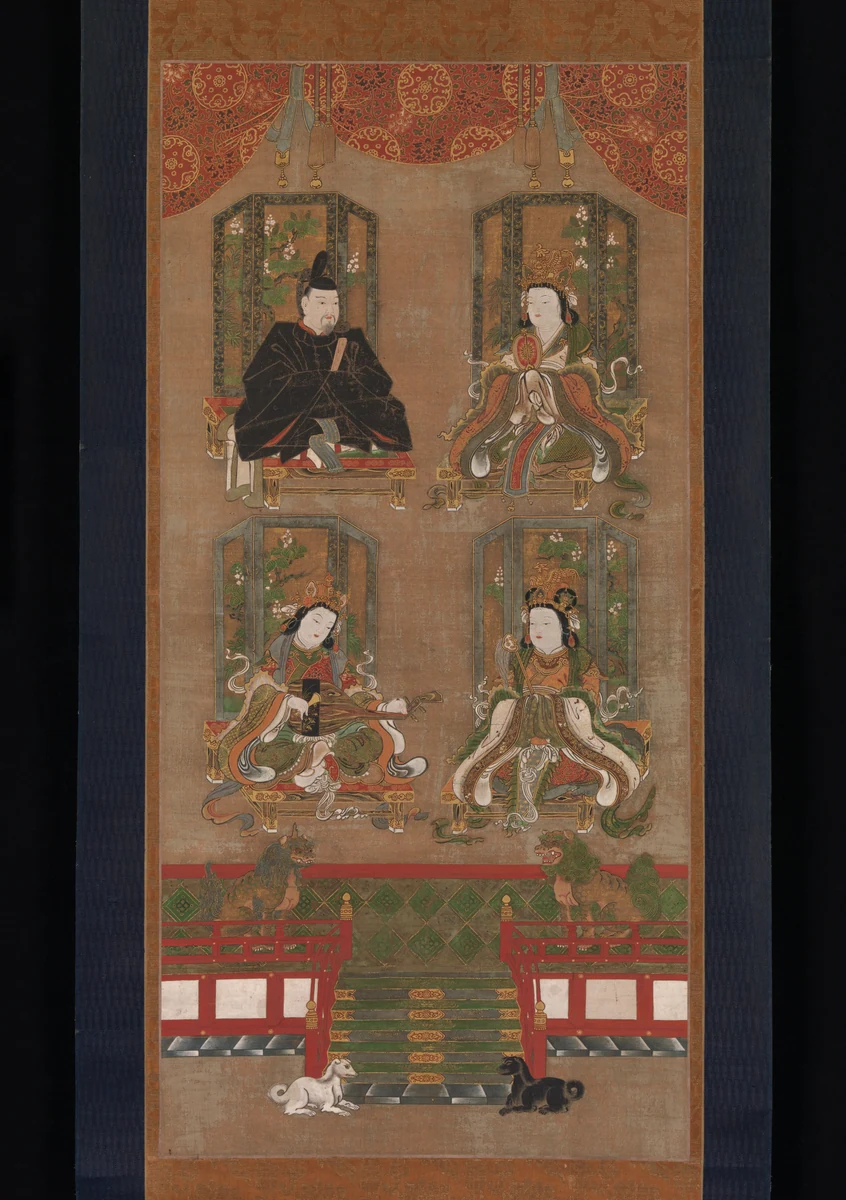 The Four Deities of Mount Kōya. 16th century.