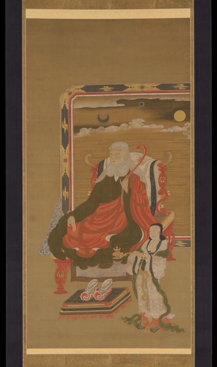 Saichō as Dengyō Daishi. Early 18th century.