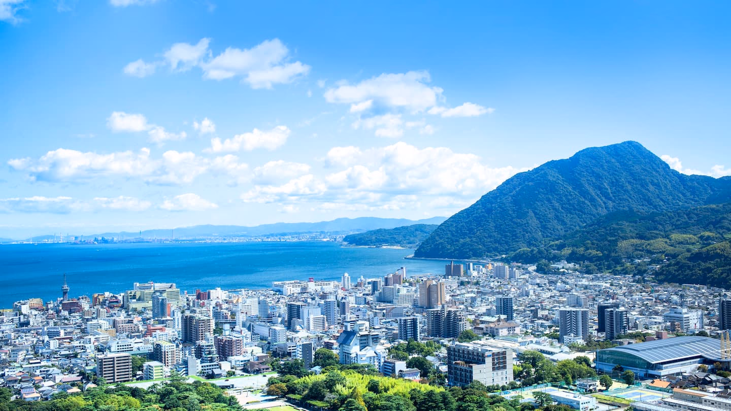 Panorama of Beppu