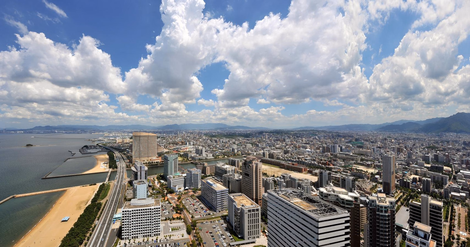 Panorama of Fukuoka