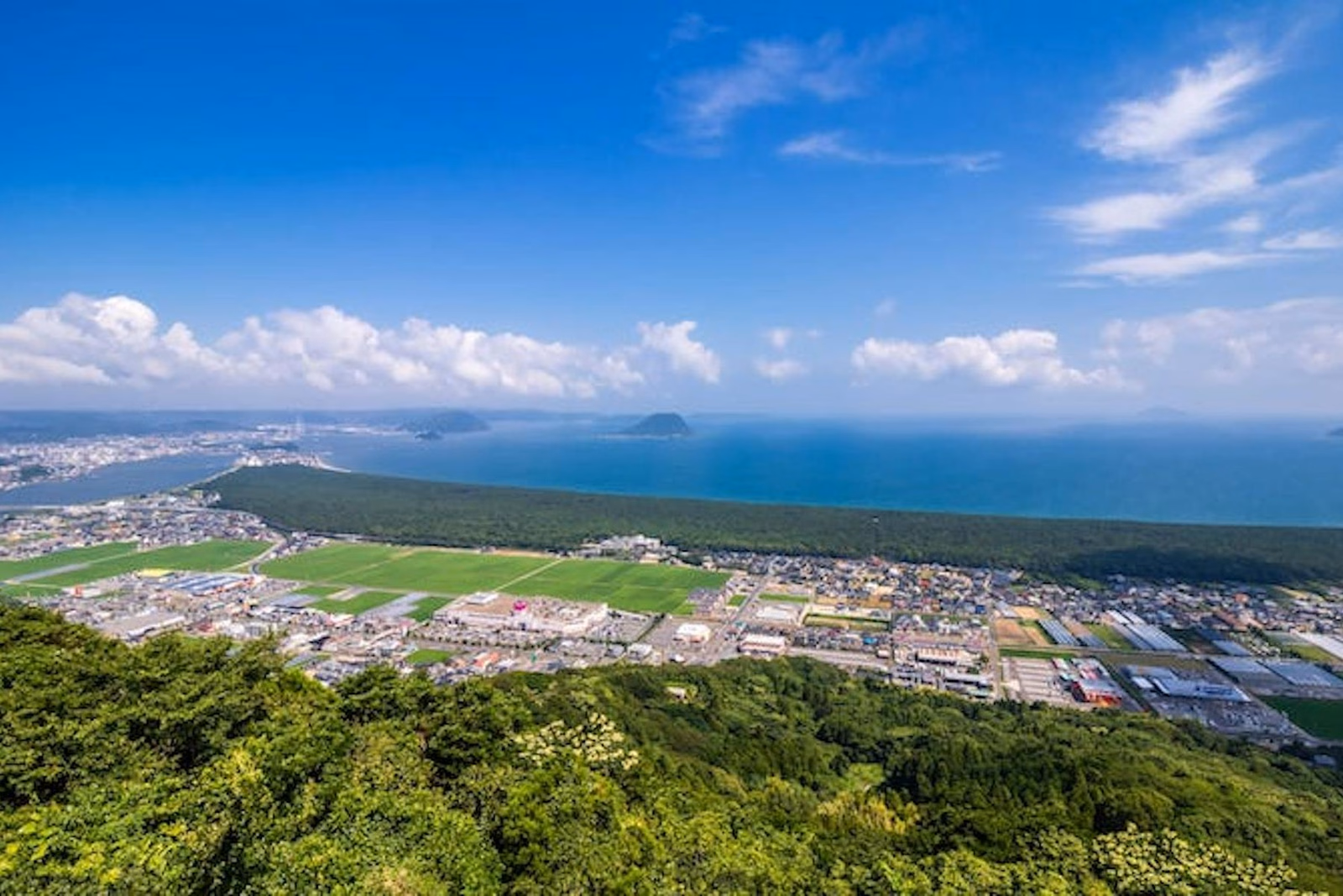 Panorama of Karatsu