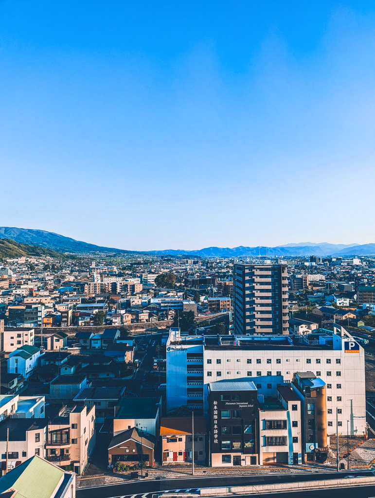 Panorama of Matsumoto