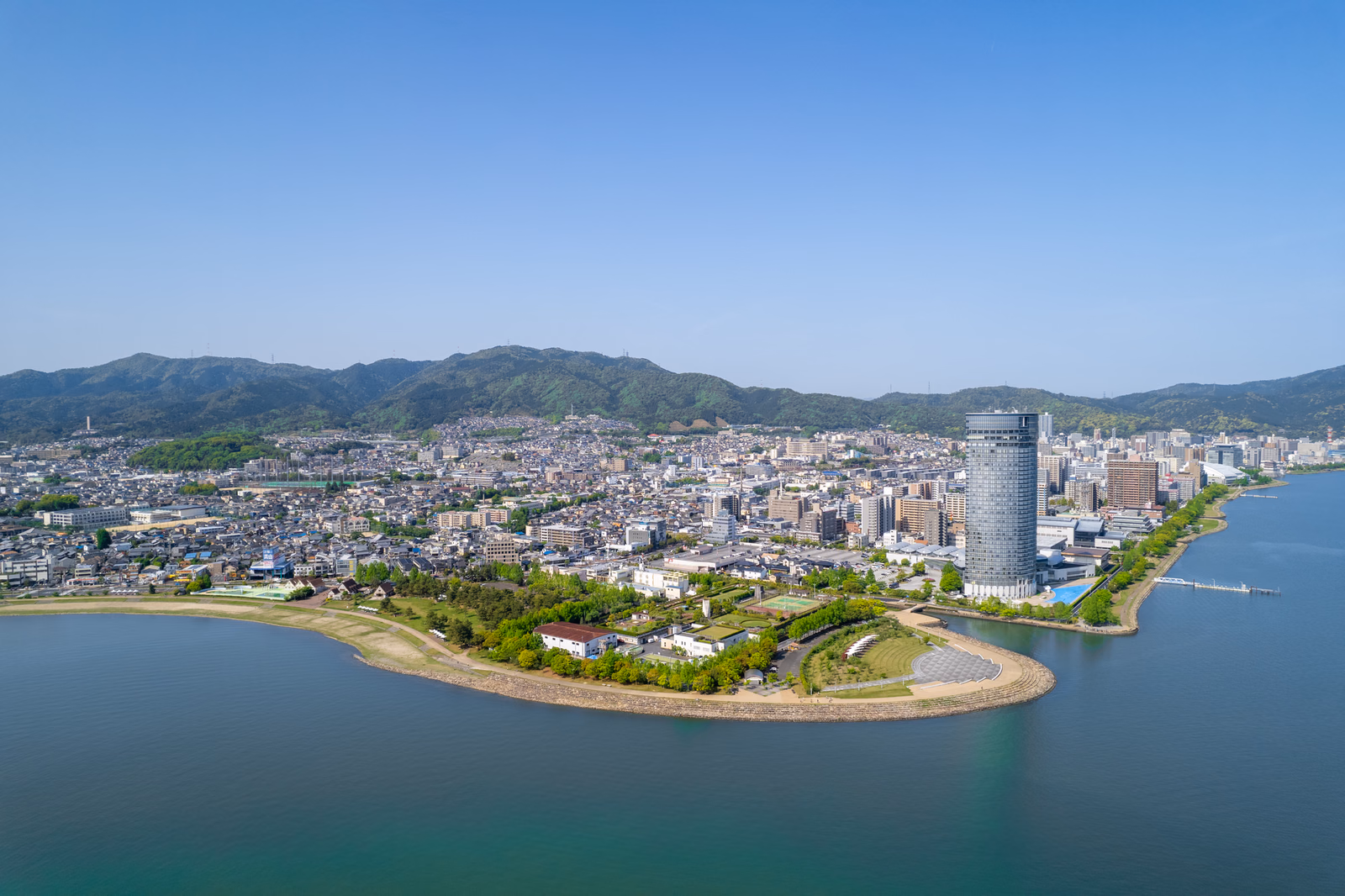 Panorama of Otsu