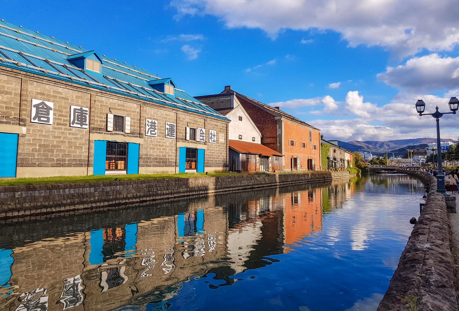 View of Otaru Port–Rail–Warehouse Historic Area