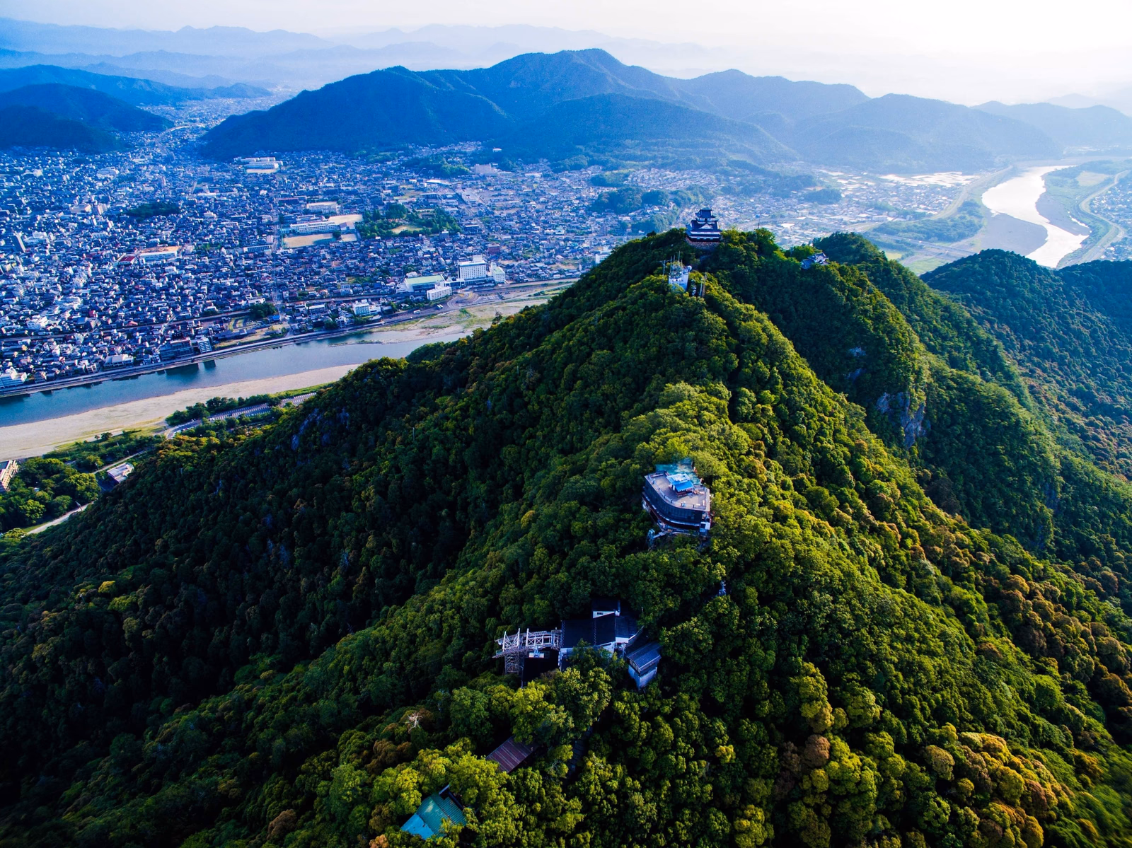 View of Gifu Castle and Mount Kinka