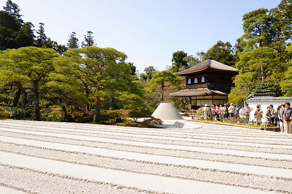 View of Ginkaku-ji and the Higashiyama Villa