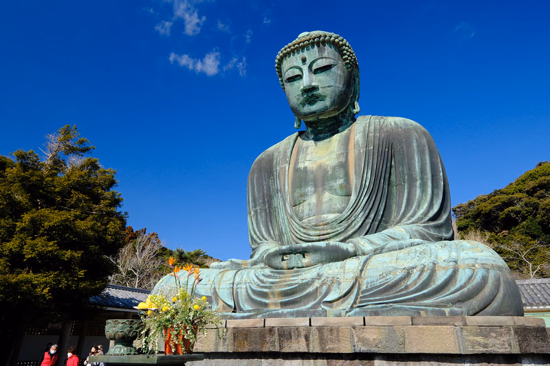View of Great Buddha of Kamakura
