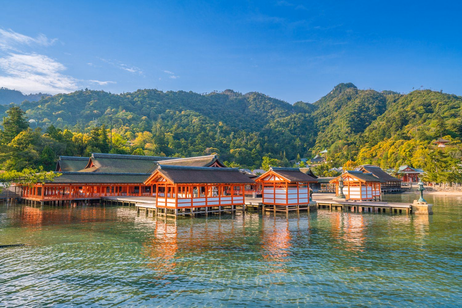 View of Itsukushima Shrine