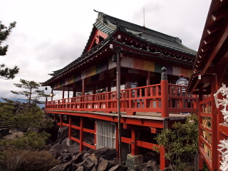 View of Mount Asama–Kanbara Kannon-dō Tenmei Eruption Area