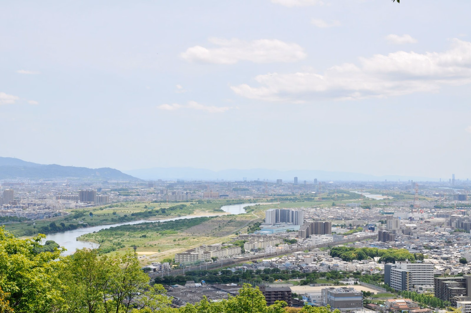 View of Mount Tennōzan–Yamazaki Battlefield