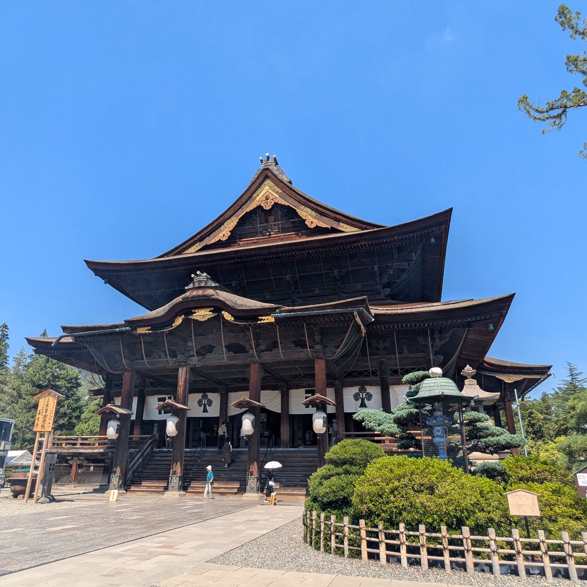 View of Zenkō-ji