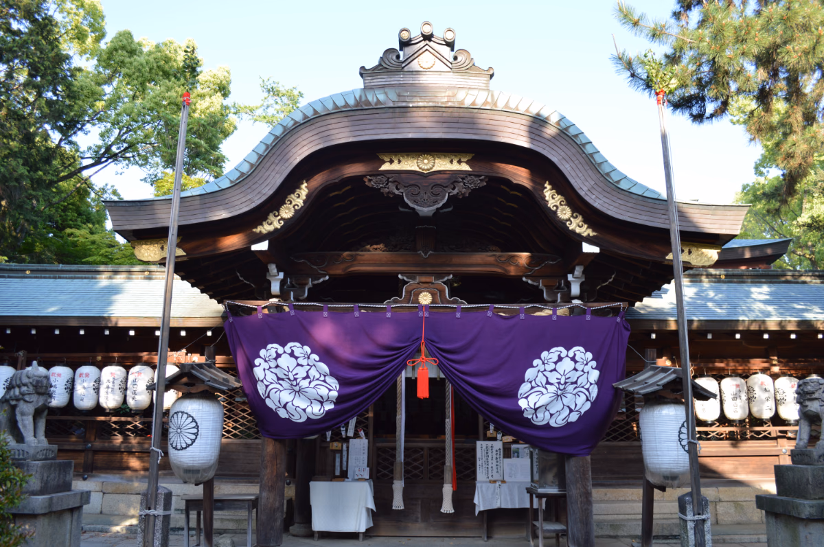 View of Nishijin–Kamigoryō Ōnin War Historic Area