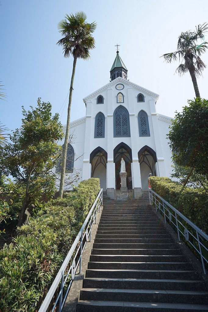 View of Ōura Cathedral and Minamiyamate Foreign Settlement