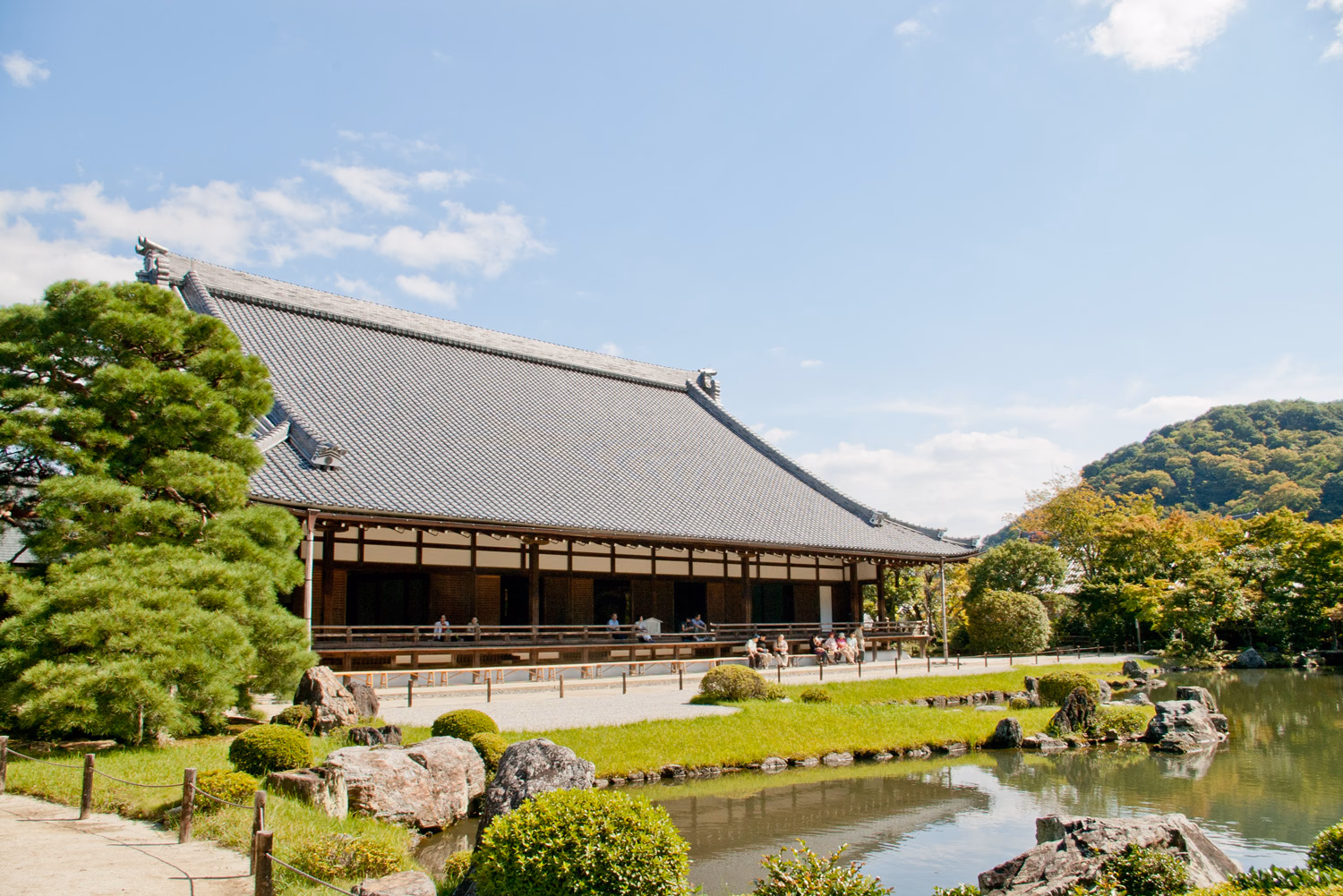 View of Tenryū-ji