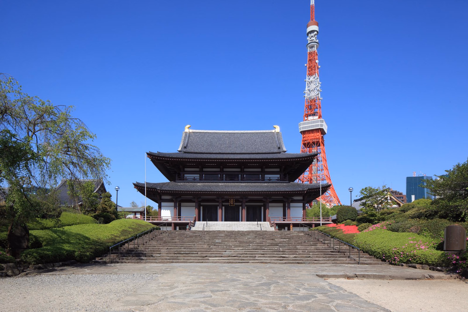 View of Zōjō-ji