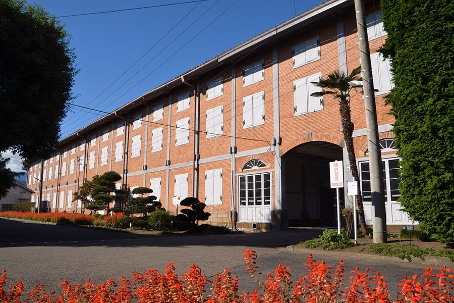 View of Tomioka Silk Mill