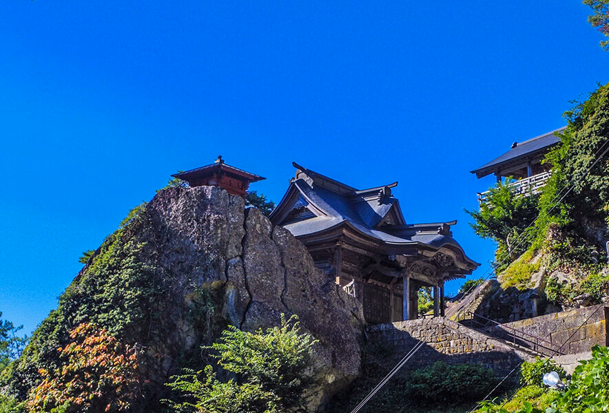 View of Risshaku-ji (Yamadera)